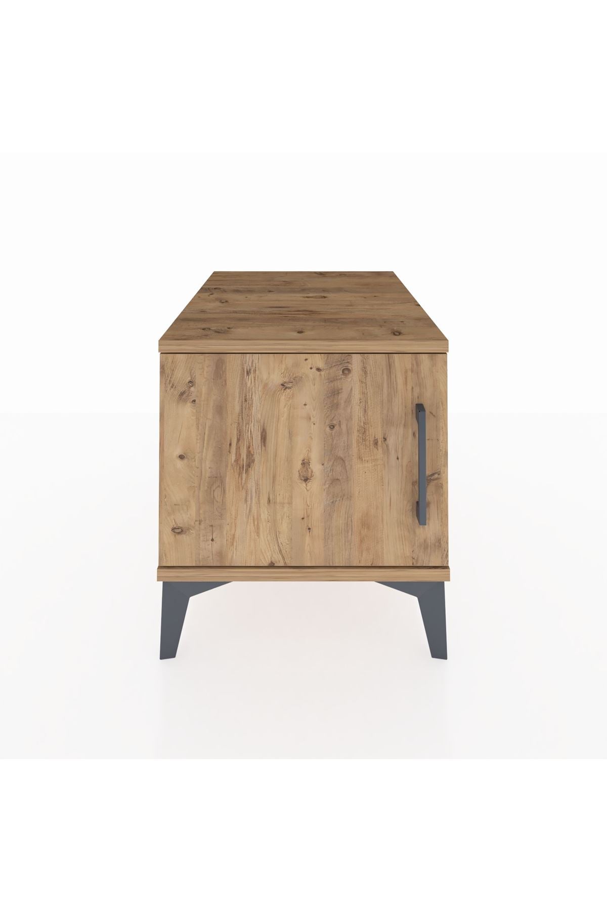 Kronos Komodin Tek Raflı Tek Kapaklı 44x59x48 Çam-Çam