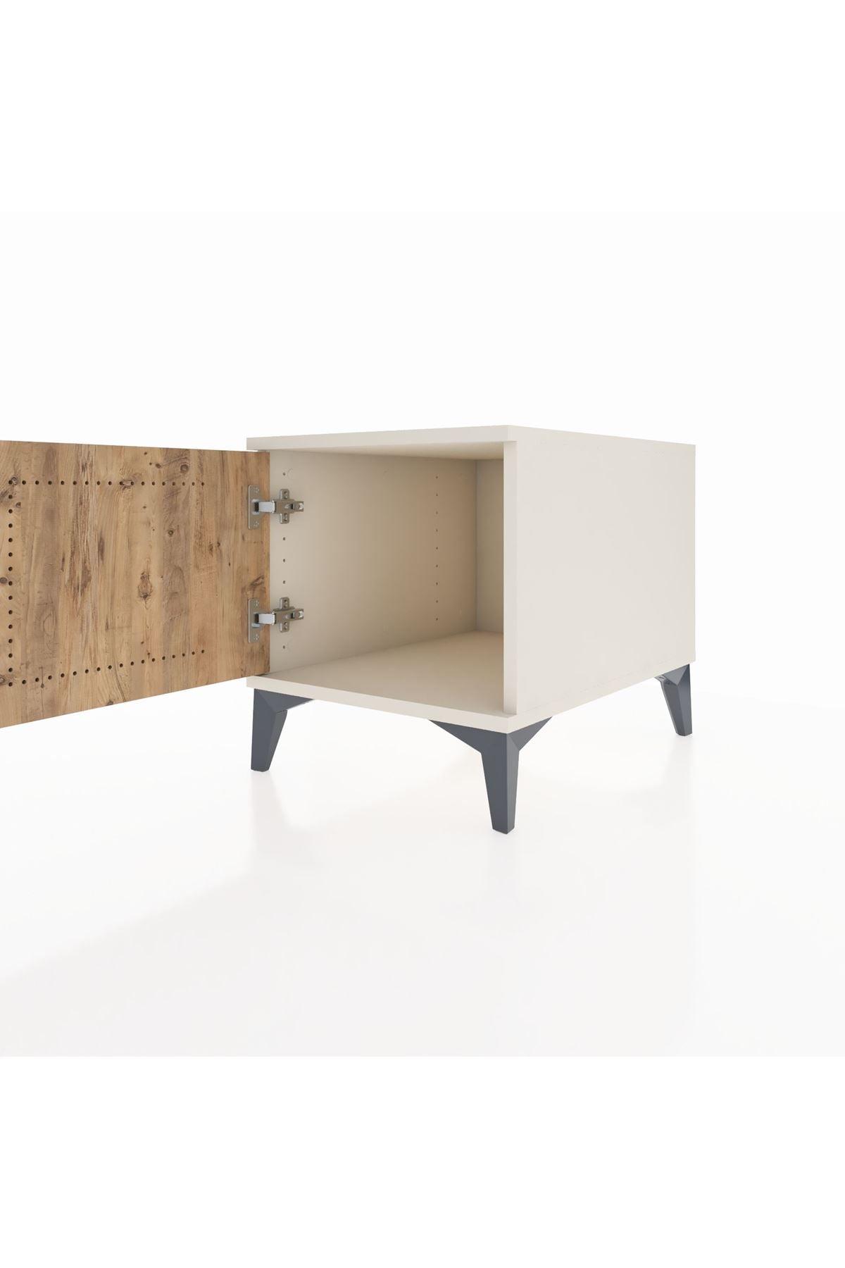 Kronos Komodin Tek Kapaklı 44x59x48 Aytaşı-Çam