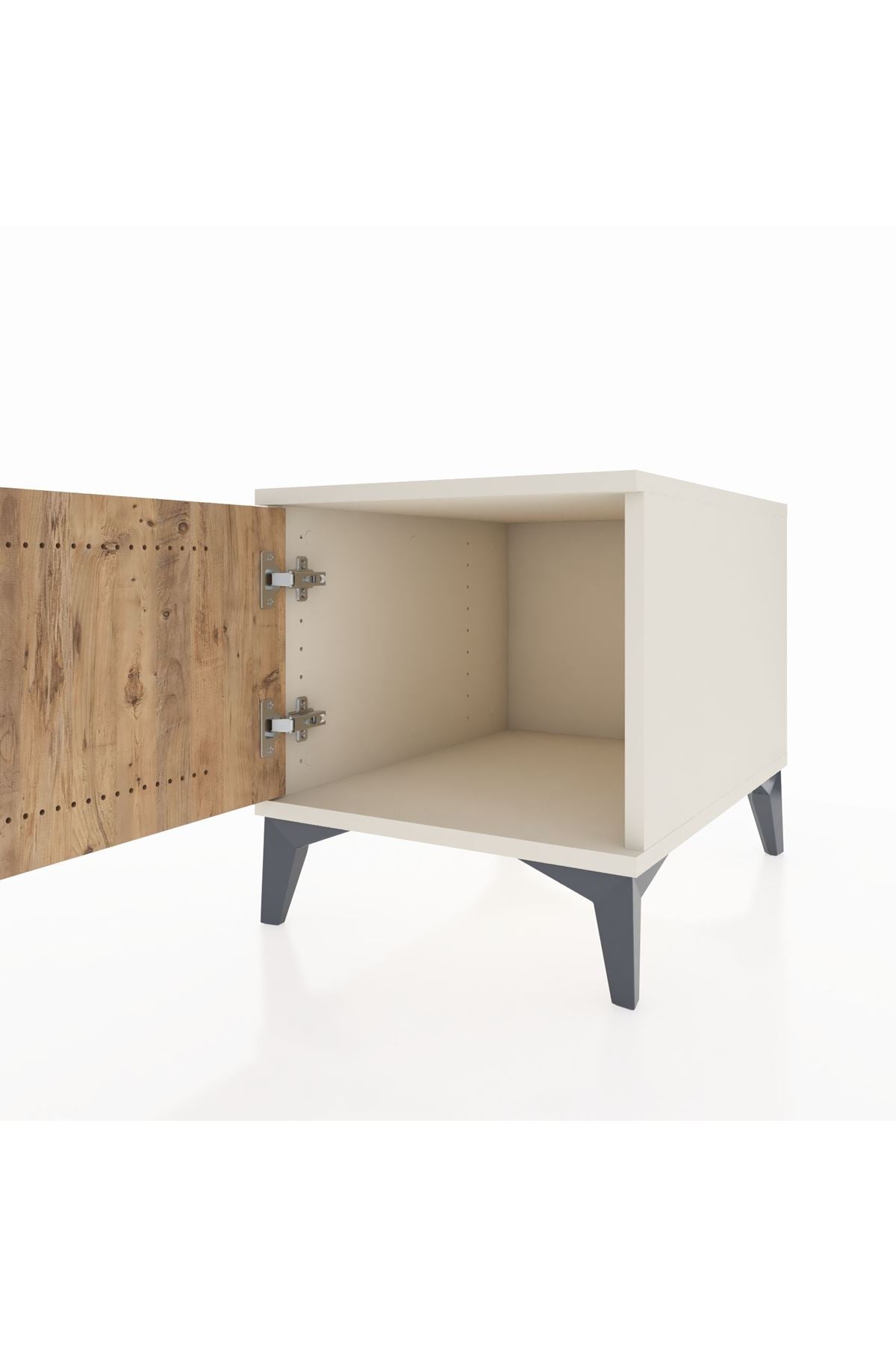 Kronos Komodin Tek Kapaklı 44x59x48 Aytaşı-Çam