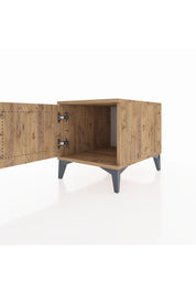 Kronos Komodin Tek Kapaklı 44x59x48 Çam-Çam