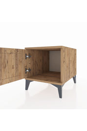 Kronos Komodin Tek Kapaklı 44x59x48 Çam-Çam