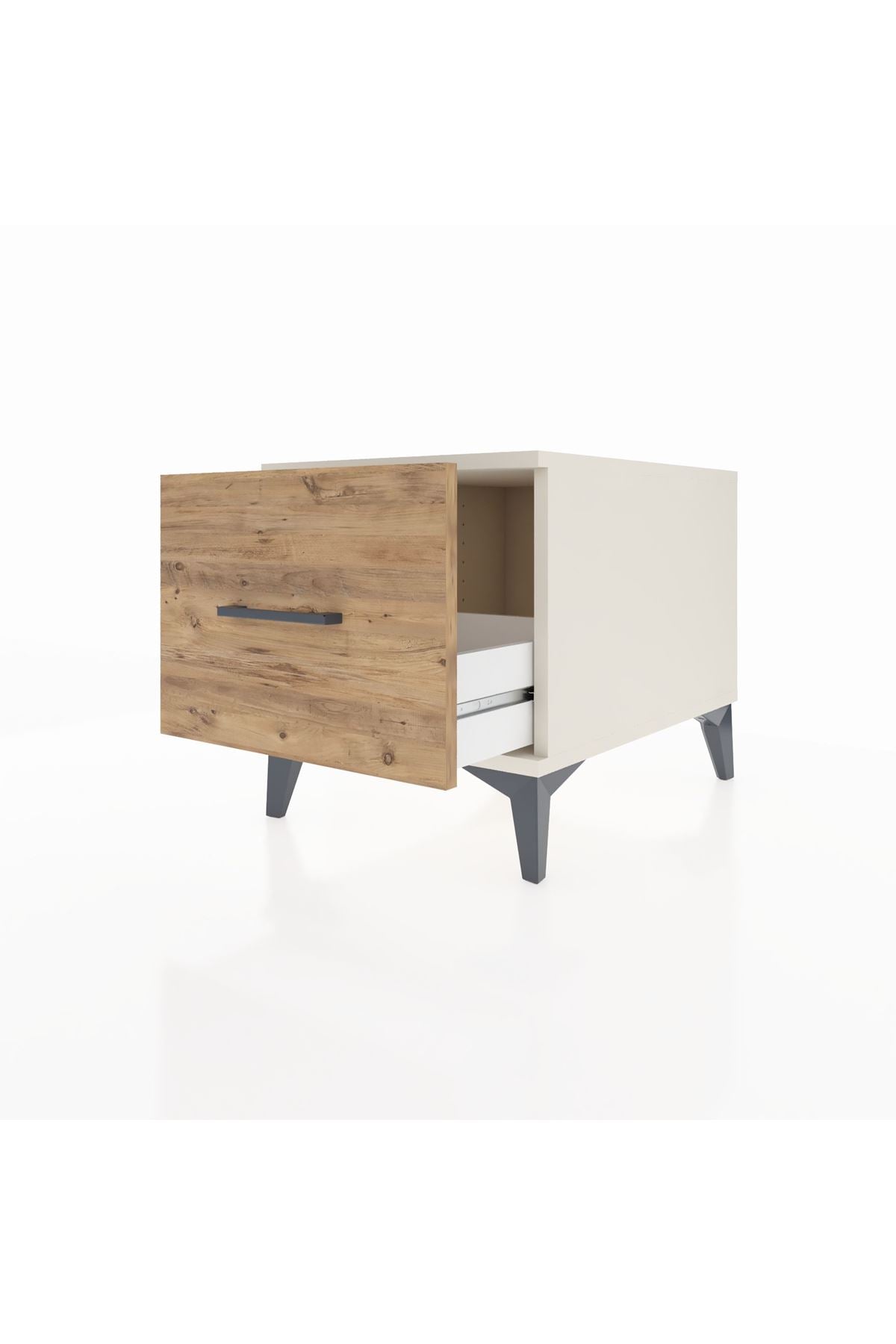 Kronos Komodin Tek Çekmeceli 44x59x48 Aytaşı-Çam