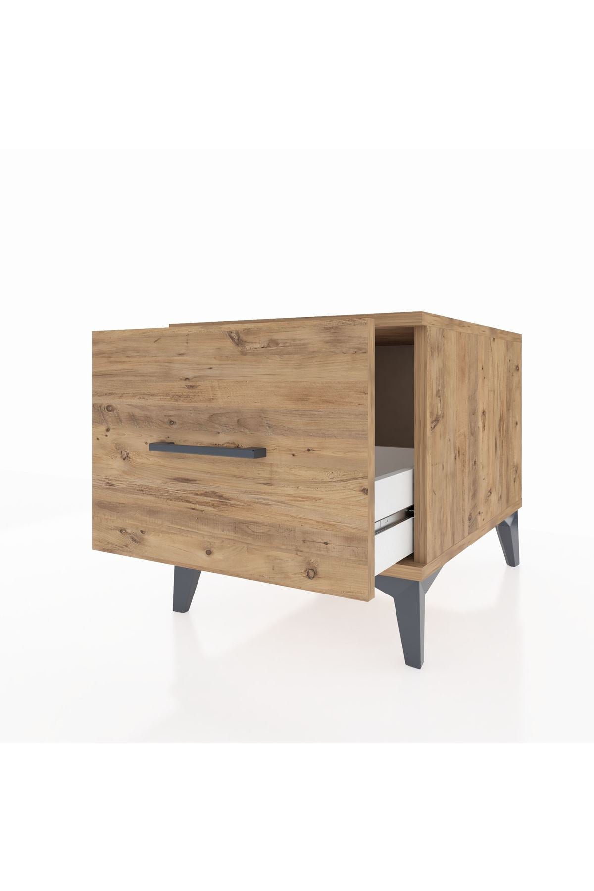 Kronos Komodin Tek Çekmeceli 44x59x48 Çam-Çam