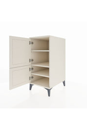 Kronos Komodin 3 Raflı 2 Kapaklı 44x59x96 Aytaşı-Aytaşı