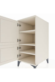 Kronos Komodin 3 Raflı 2 Kapaklı 44x59x96 Aytaşı-Aytaşı