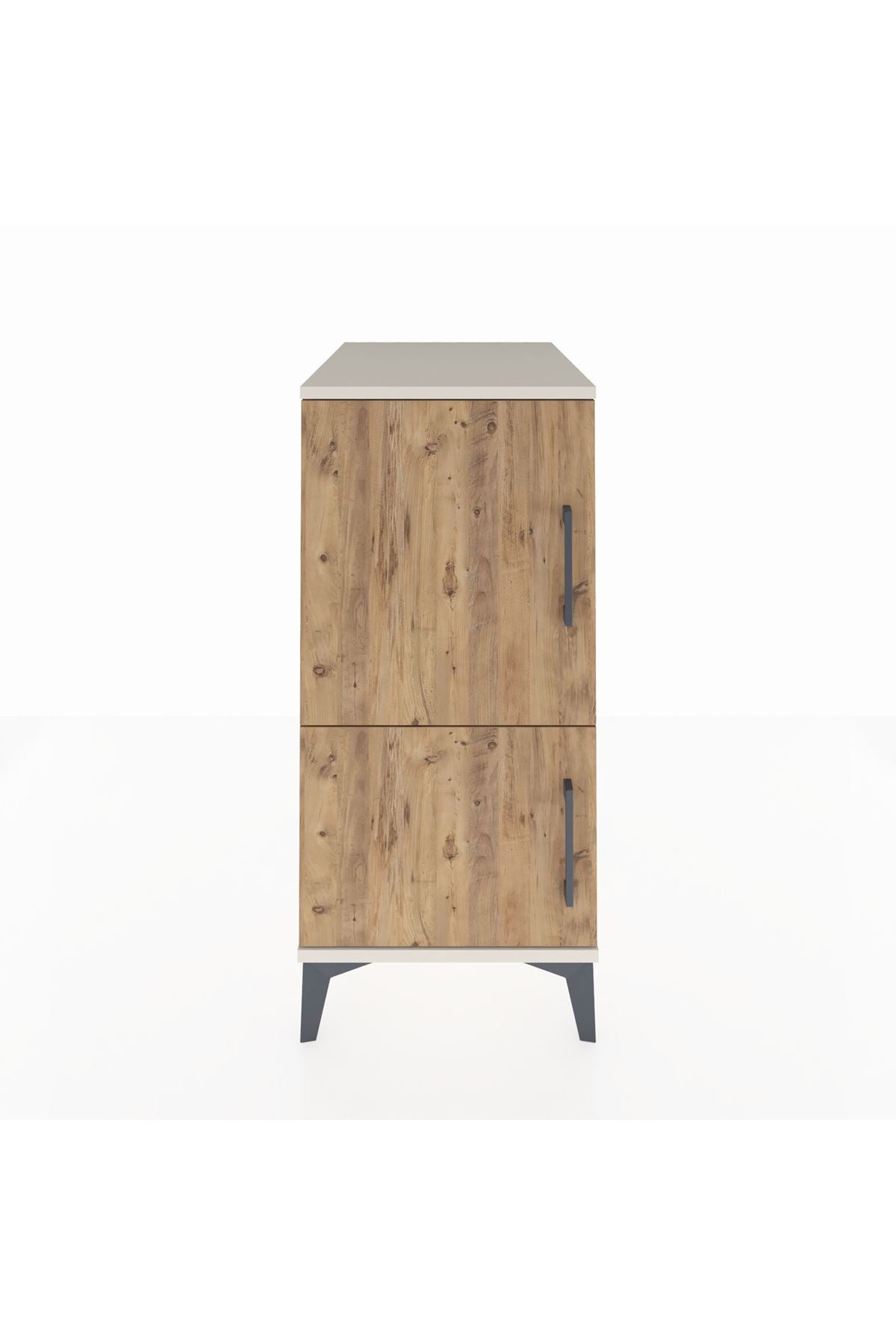 Kronos Komodin 3 Raflı 2 Kapaklı 44x59x96 Aytaşı-Çam