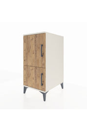Kronos Komodin 3 Raflı 2 Kapaklı 44x59x96 Aytaşı-Çam