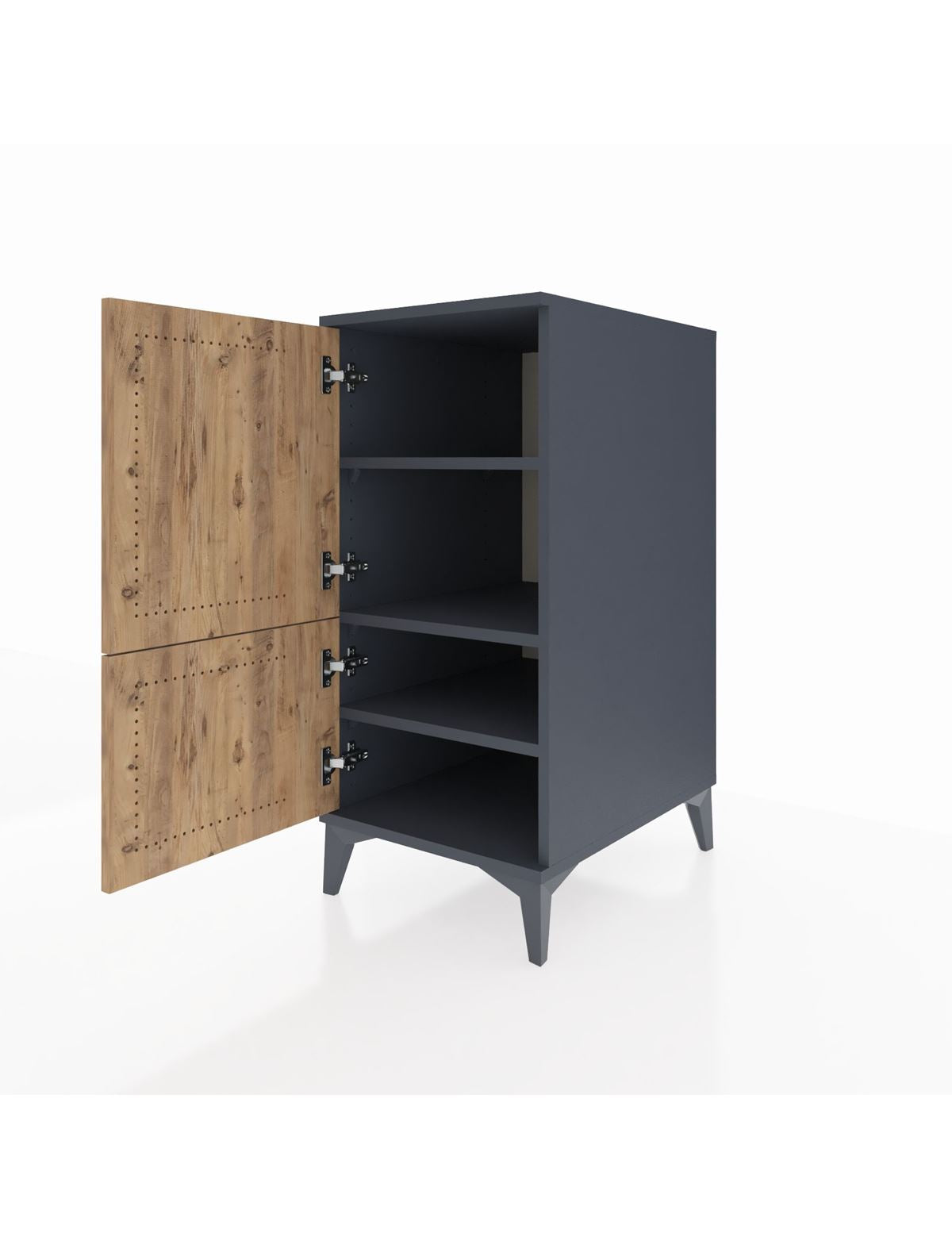 Kronos Komodin 3 Raflı 2 Kapaklı 44x59x96 - S75M039V6C