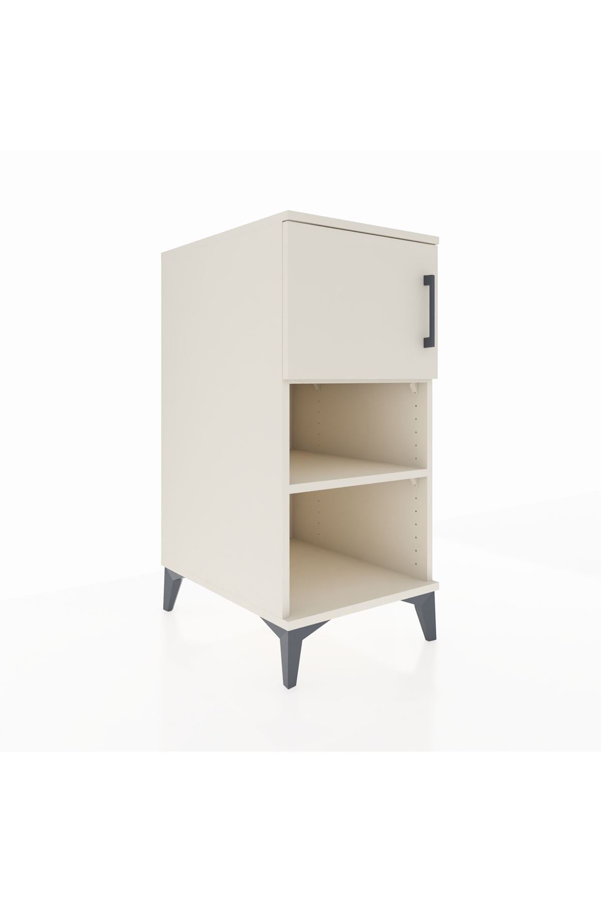 Kronos Komodin 2 Raflı Tek Kapaklı 44x59x96 Aytaşı-Aytaşı