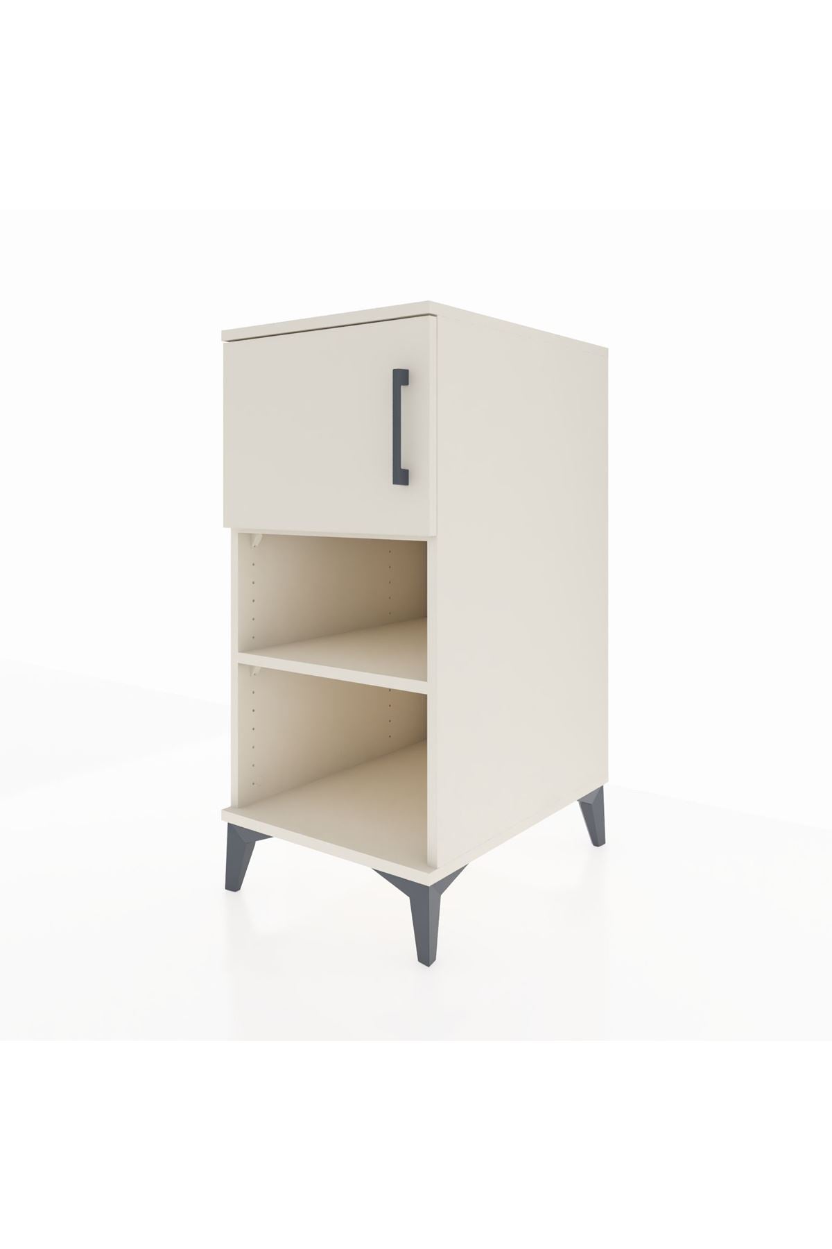 Kronos Komodin 2 Raflı Tek Kapaklı 44x59x96 Aytaşı-Aytaşı