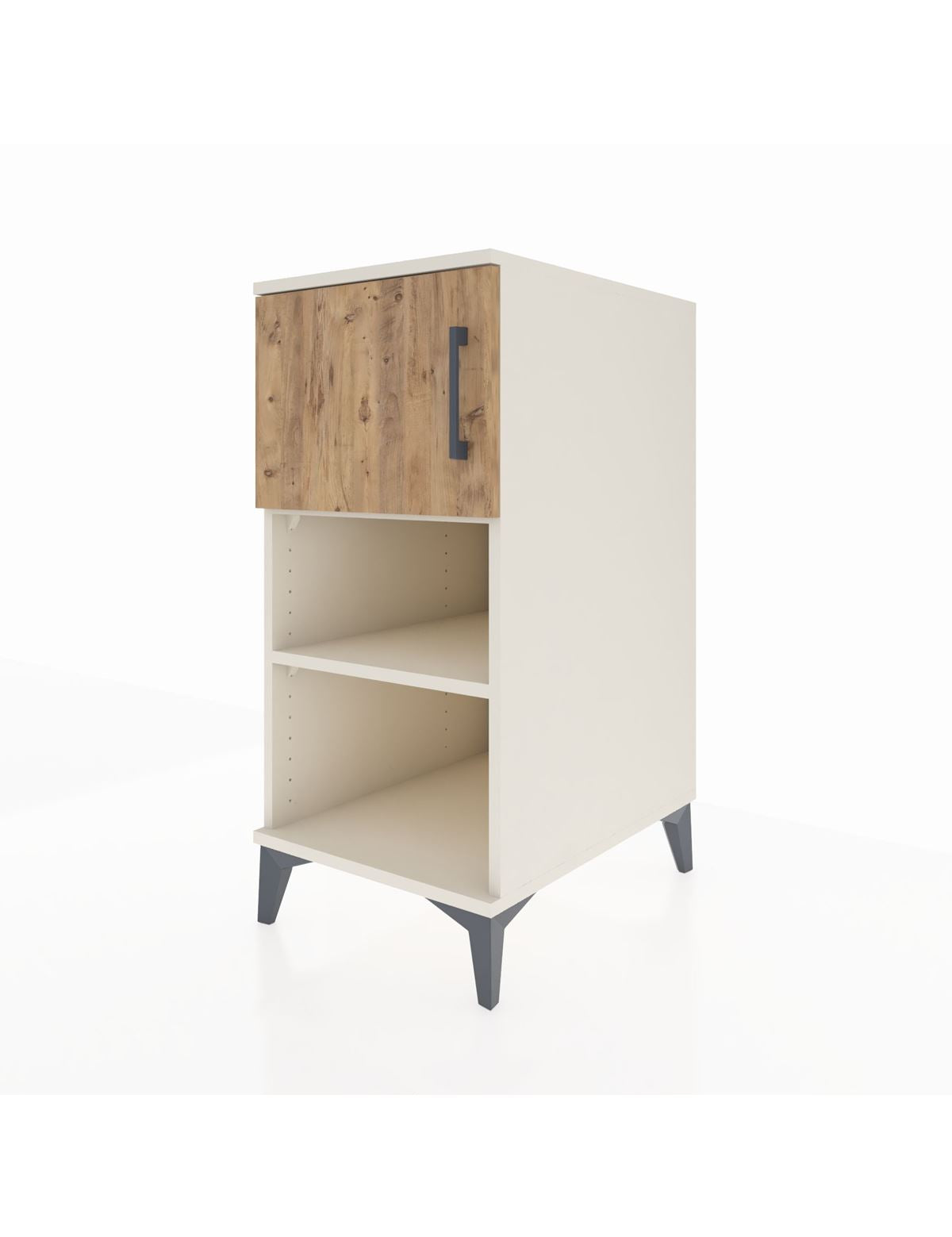 Kronos Komodin 2 Raflı Tek Kapaklı 44x59x96 - S75M040V3C