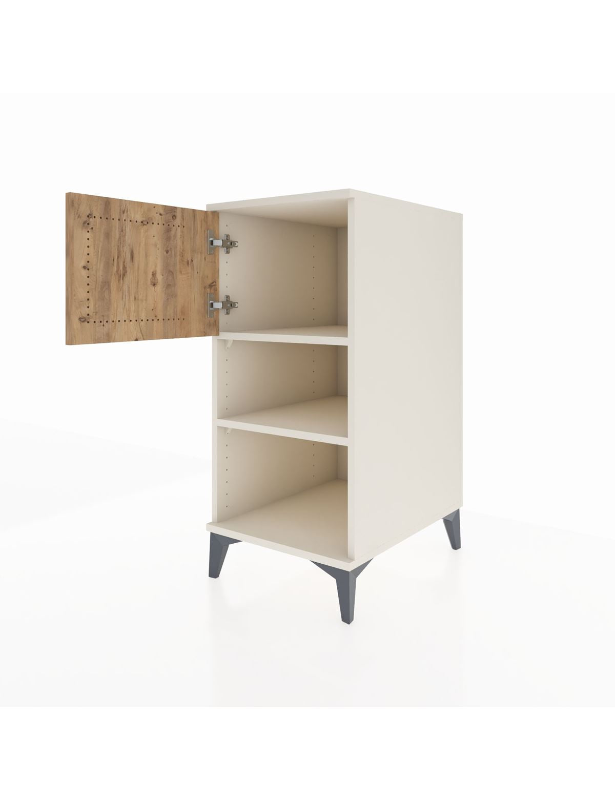 Kronos Komodin 2 Raflı Tek Kapaklı 44x59x96 - S75M040V3C