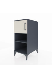 Kronos Komodin 2 Raflı Tek Kapaklı 44x59x96 Antrasit-Aytaşı