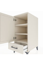 Kronos Komodin 3 Raflı Tek Çekmeceli Tek Kapaklı 44x59x96 Aytaşı-Aytaşı
