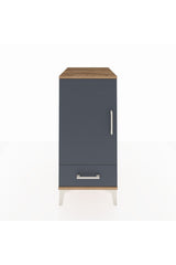 Kronos Komodin 3 Raflı Tek Çekmeceli Tek Kapaklı 44x59x96