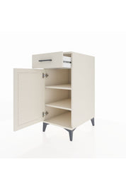 Kronos Komodin 2 Raflı Tek Çekmeceli Tek Kapaklı 44x59x96 Aytaşı-Aytaşı