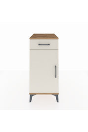 Kronos Komodin 2 Raflı Tek Çekmeceli Tek Kapaklı 44x59x96 Çam-Aytaşı