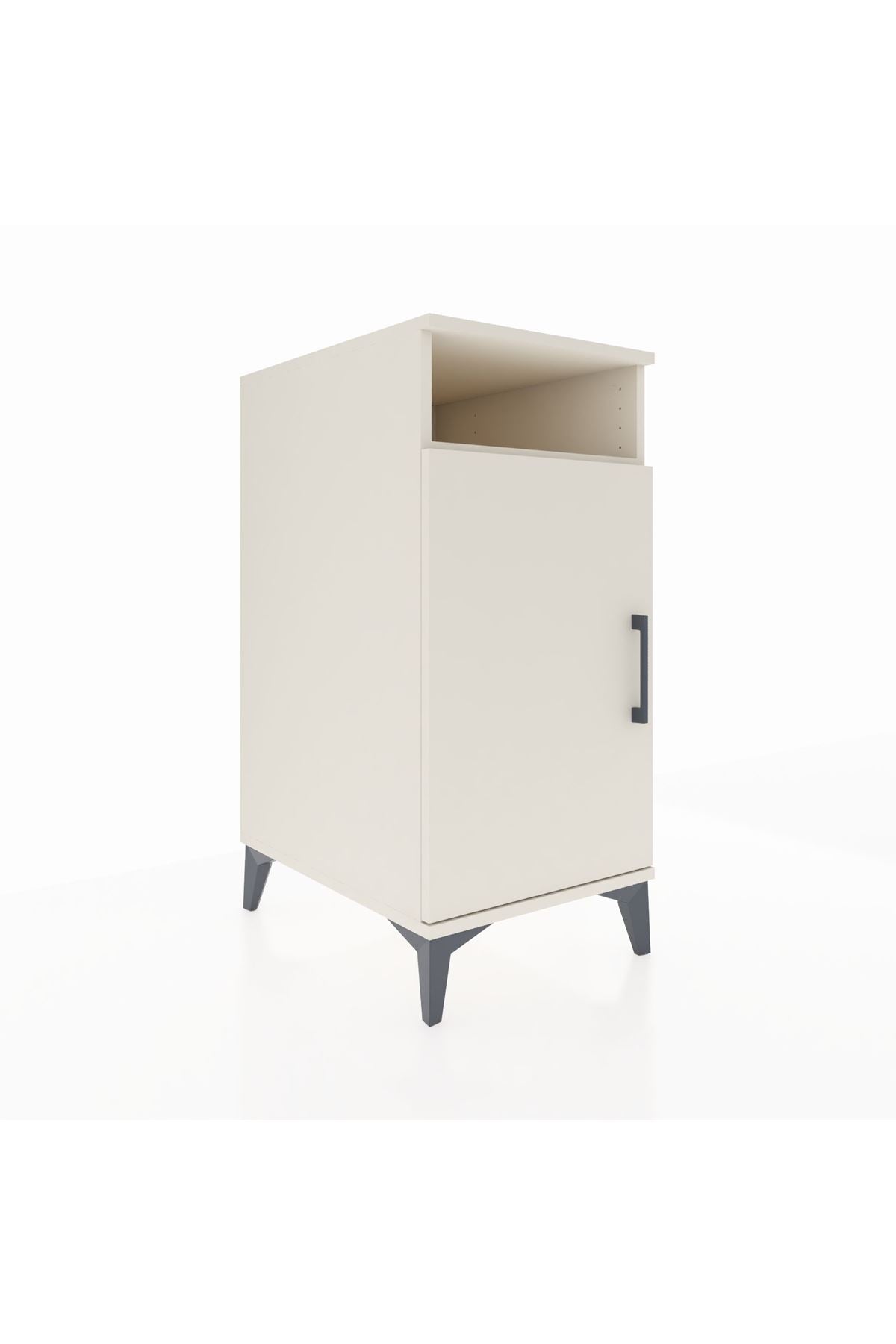Kronos Komodin 3 Raflı Tek Kapaklı 44x59x96 Aytaşı-Aytaşı