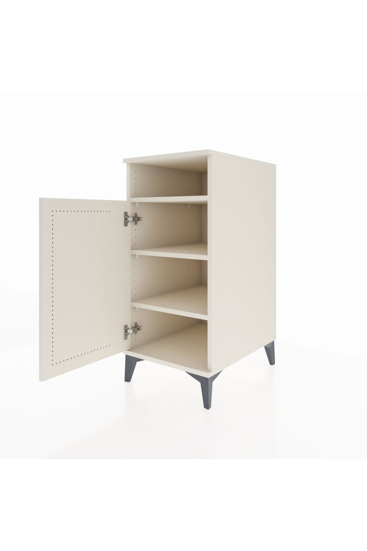 Kronos Komodin 3 Raflı Tek Kapaklı 44x59x96 Aytaşı-Aytaşı