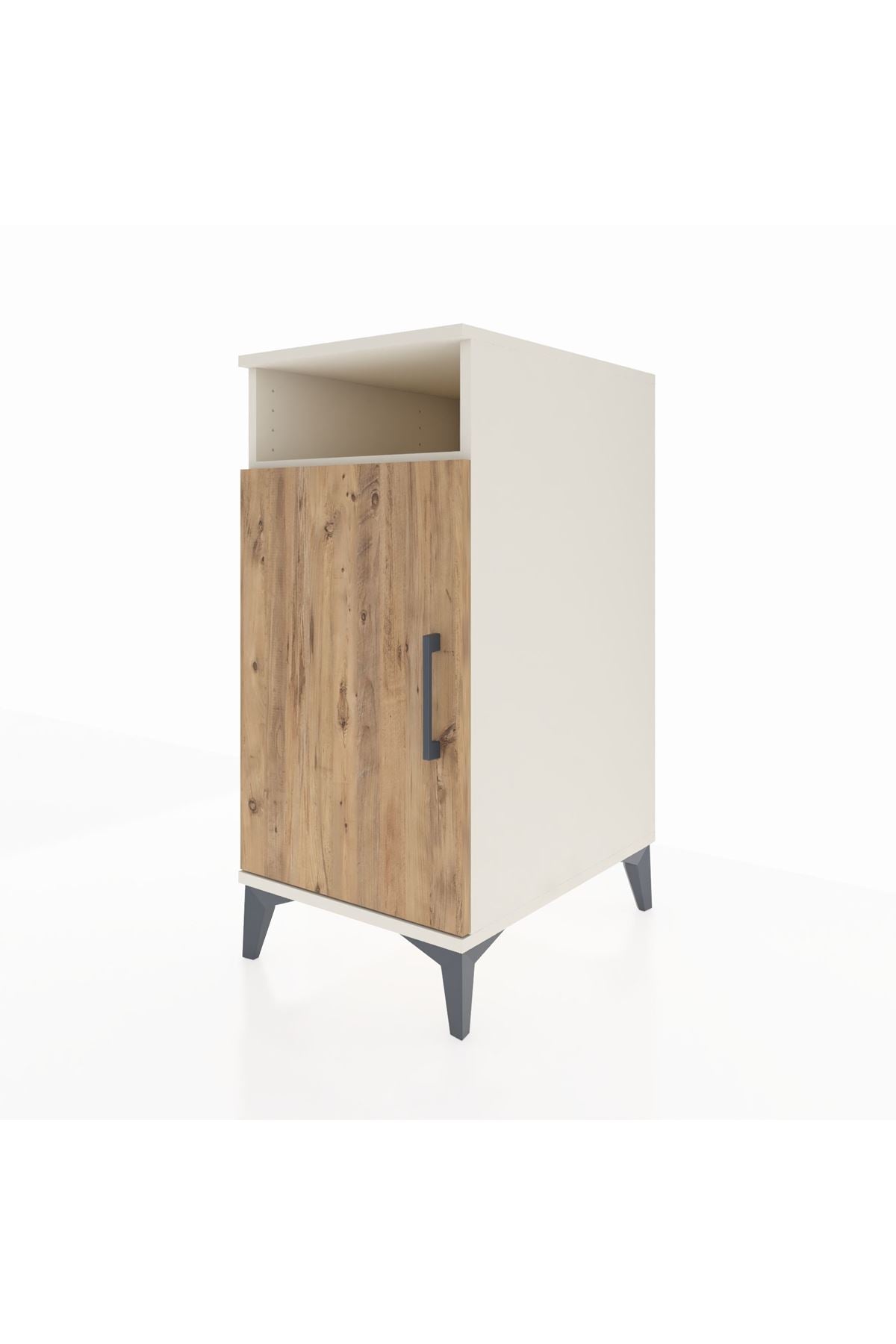 Kronos Komodin 3 Raflı Tek Kapaklı 44x59x96 Aytaşı-Çam
