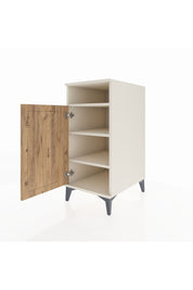 Kronos Komodin 3 Raflı Tek Kapaklı 44x59x96 Aytaşı-Çam