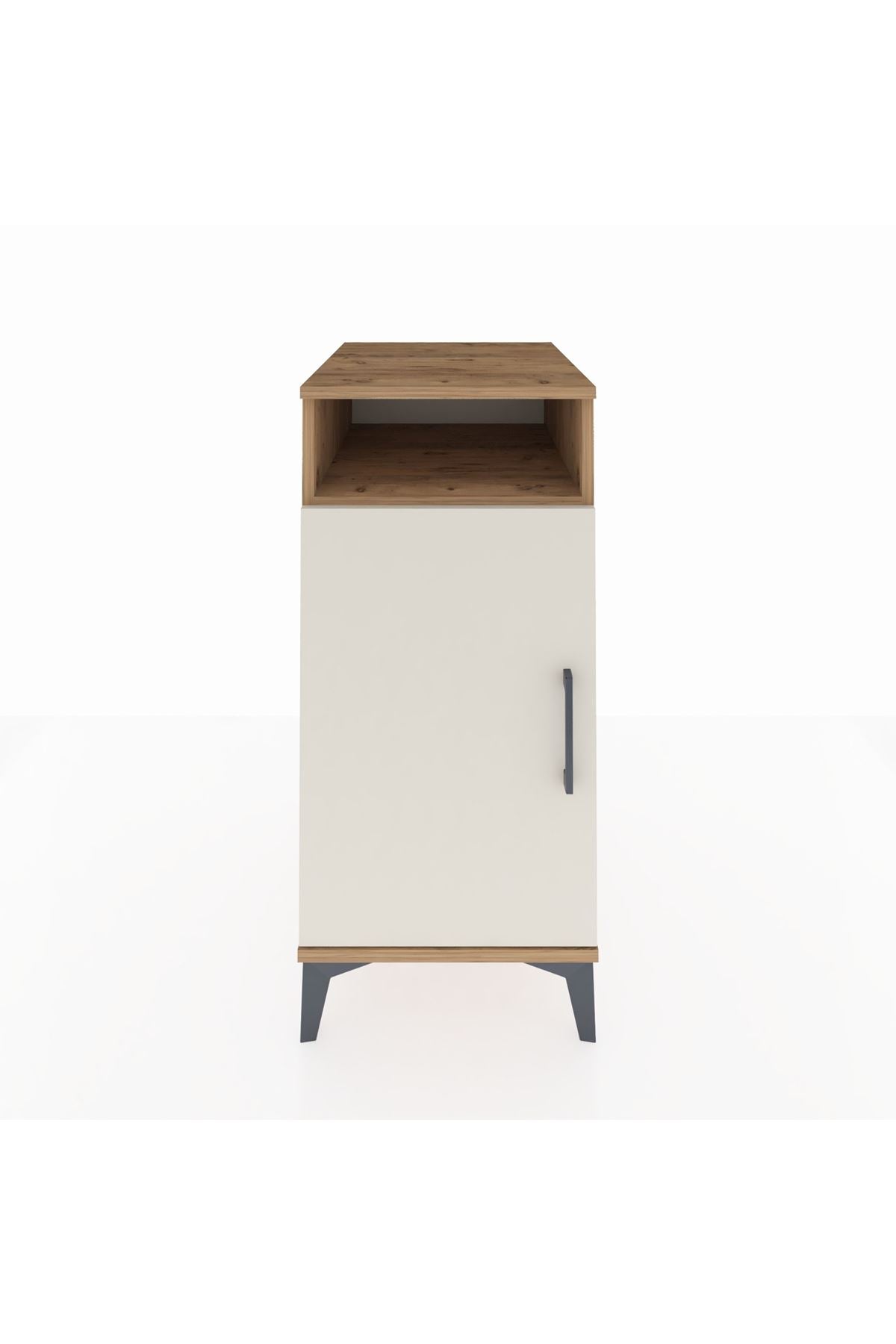Kronos Komodin 3 Raflı Tek Kapaklı 44x59x96 Çam-Aytaşı