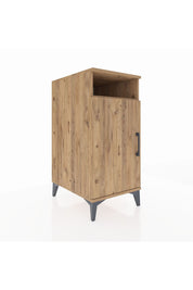 Kronos Komodin 3 Raflı Tek Kapaklı 44x59x96 Çam-Çam