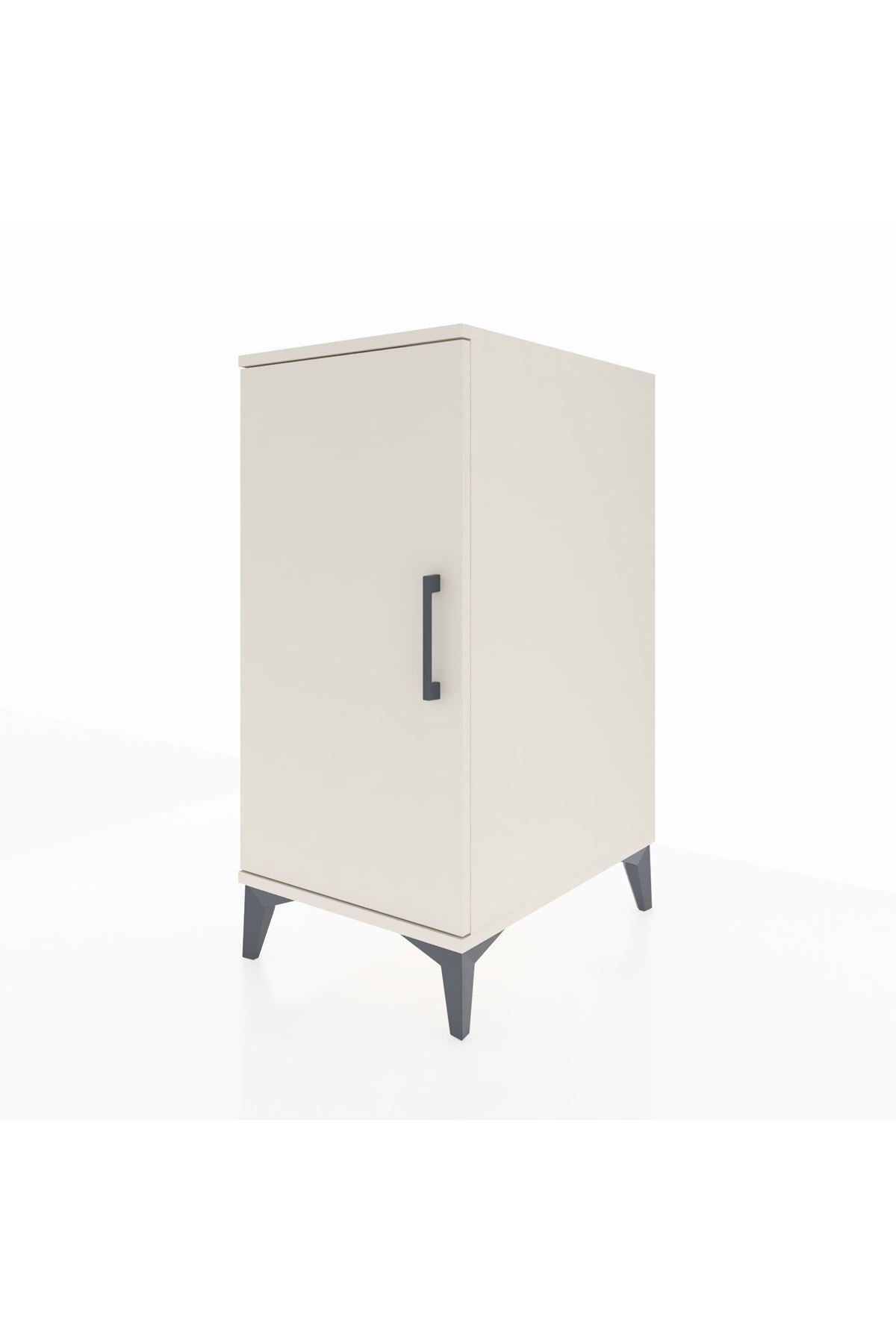 Kronos Komodin 2 Raflı Tek Kapaklı 44x59x96 Aytaşı-Aytaşı