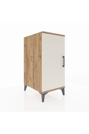 Kronos Komodin 2 Raflı Tek Kapaklı 44x59x96 Çam-Aytaşı