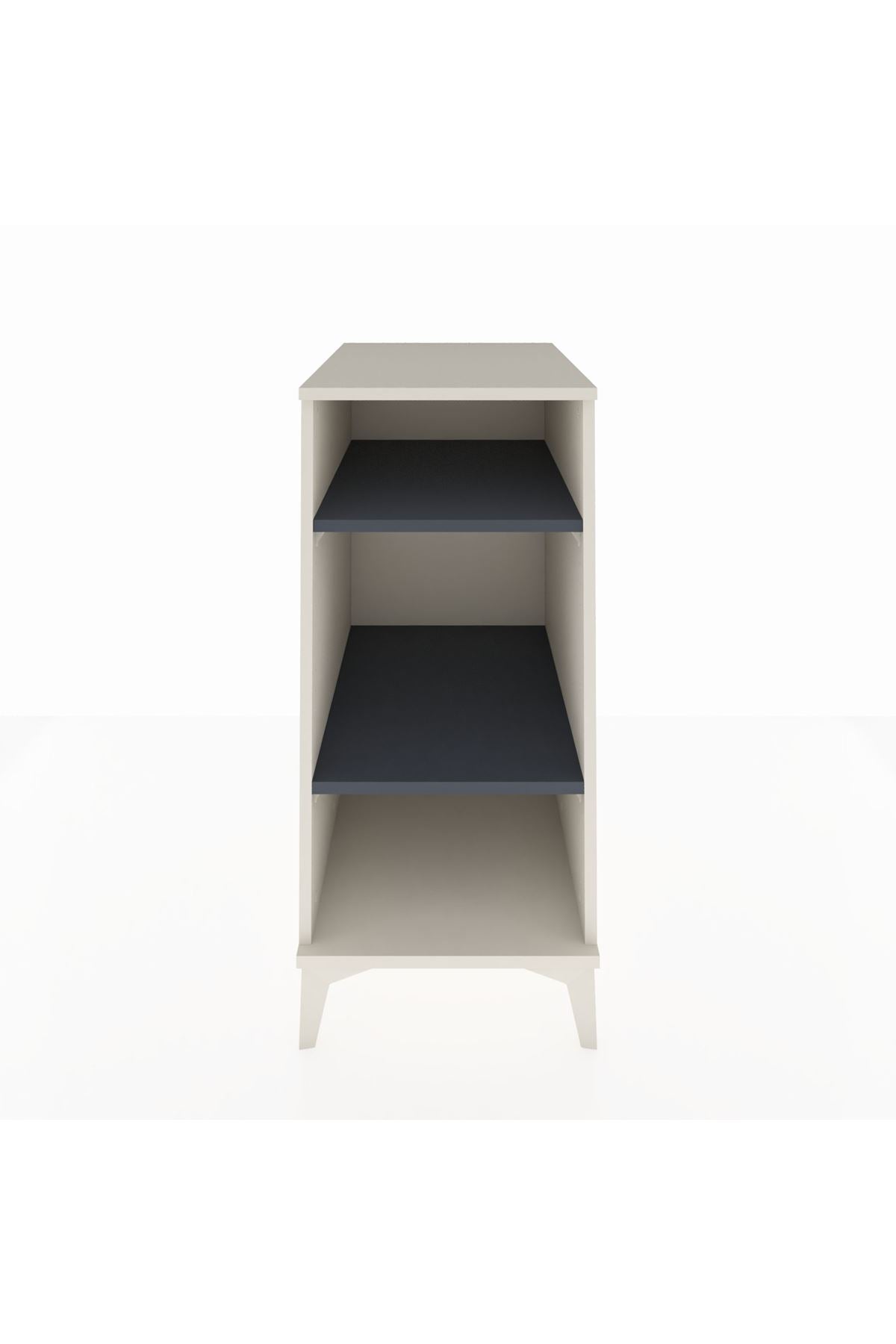 Kronos Komodin 2 Raflı 44x59x96 Aytaşı-Antrasit