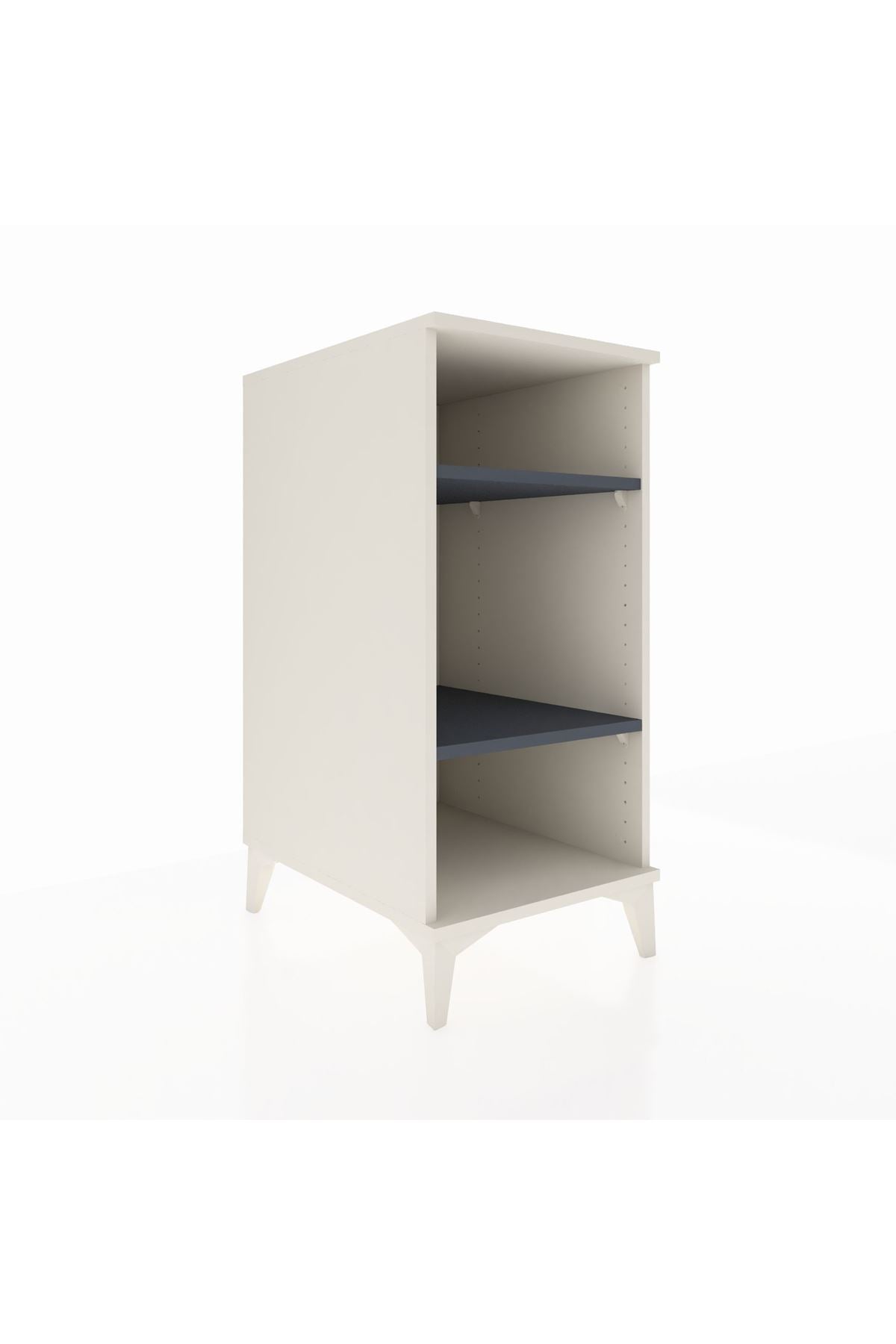 Kronos Komodin 2 Raflı 44x59x96 Aytaşı-Antrasit