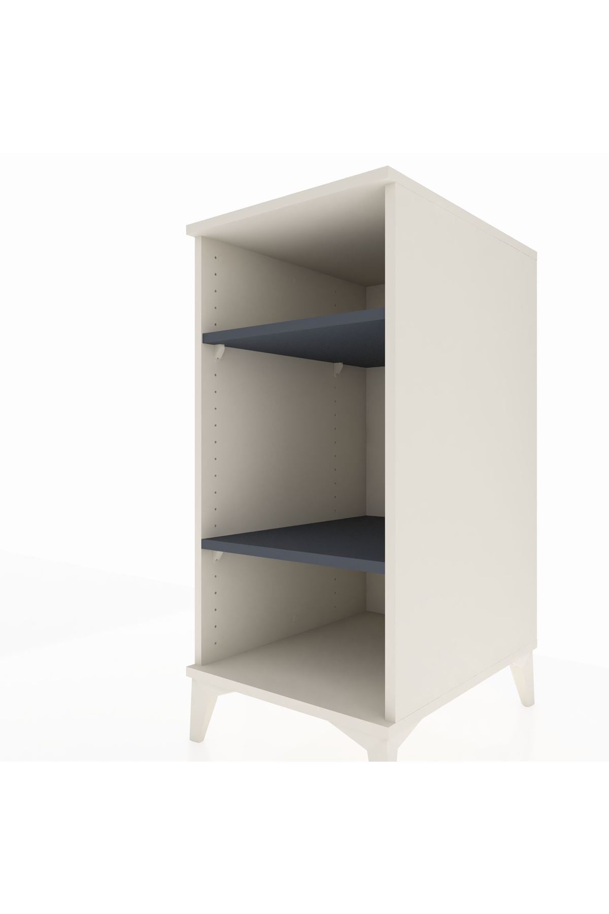 Kronos Komodin 2 Raflı 44x59x96 Aytaşı-Antrasit