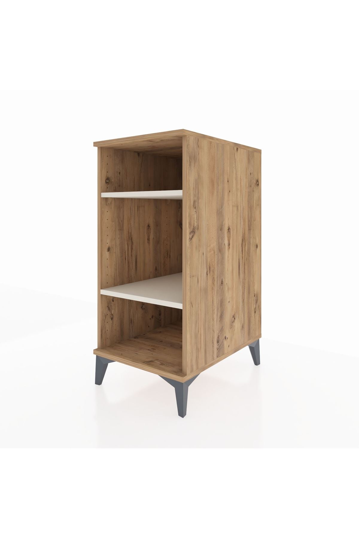 Kronos Komodin 2 Raflı 44x59x96 Çam-Aytaşı