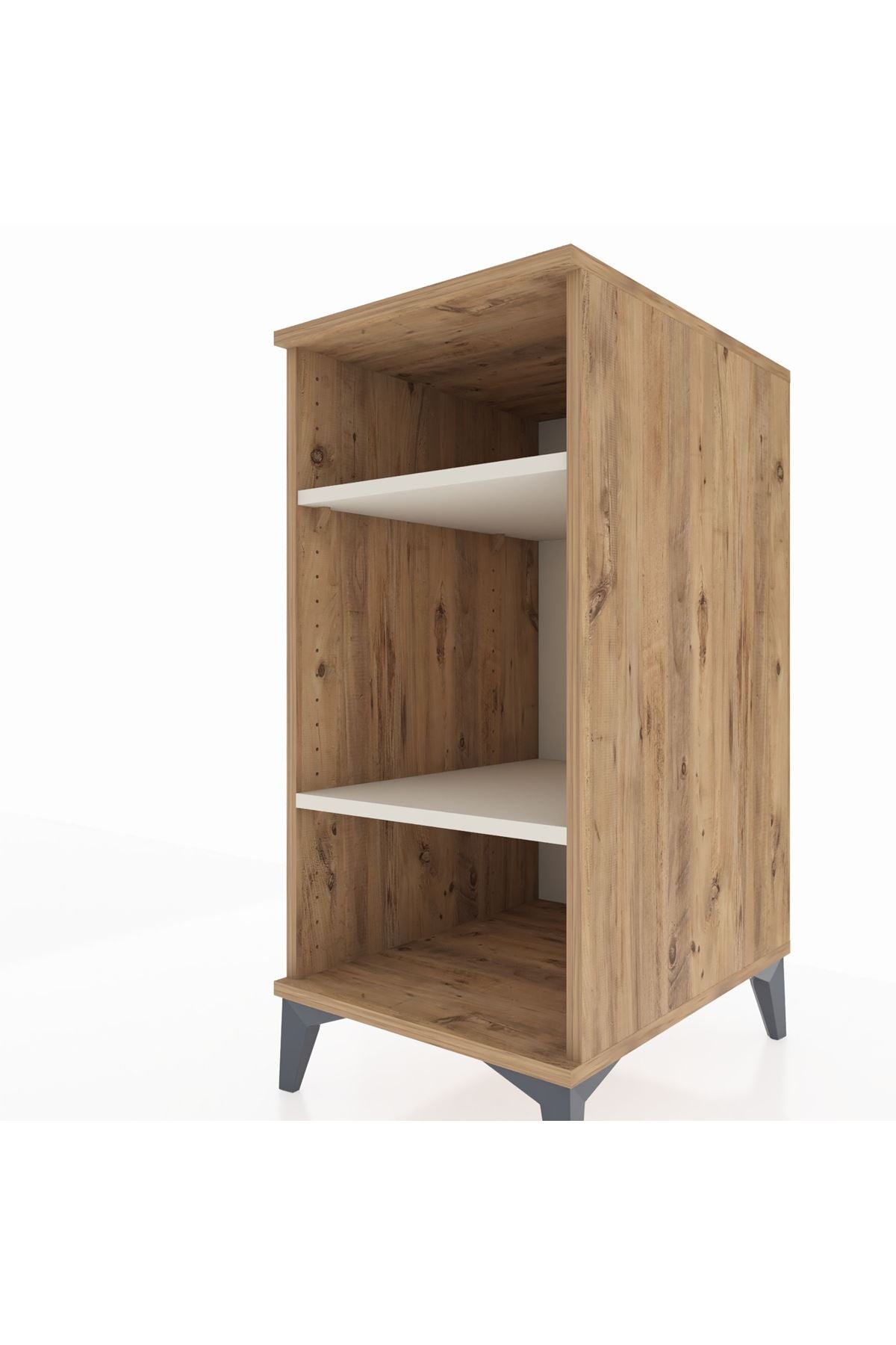 Kronos Komodin 2 Raflı 44x59x96 Çam-Aytaşı