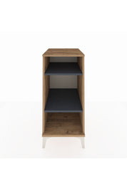 Kronos Komodin 2 Raflı 44x59x96 Çam-Antrasit