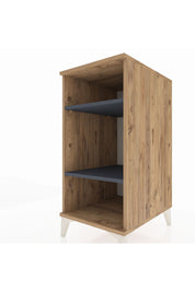 Kronos Komodin 2 Raflı 44x59x96 Çam-Antrasit
