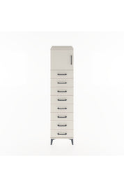 Hyperion Dolap Tek Raflı 8 Çekmeceli Tek Kapaklı 44x44x182 Aytaşı-Aytaşı