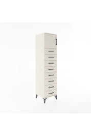 Hyperion Dolap Tek Raflı 8 Çekmeceli Tek Kapaklı 44x44x182 Aytaşı-Aytaşı