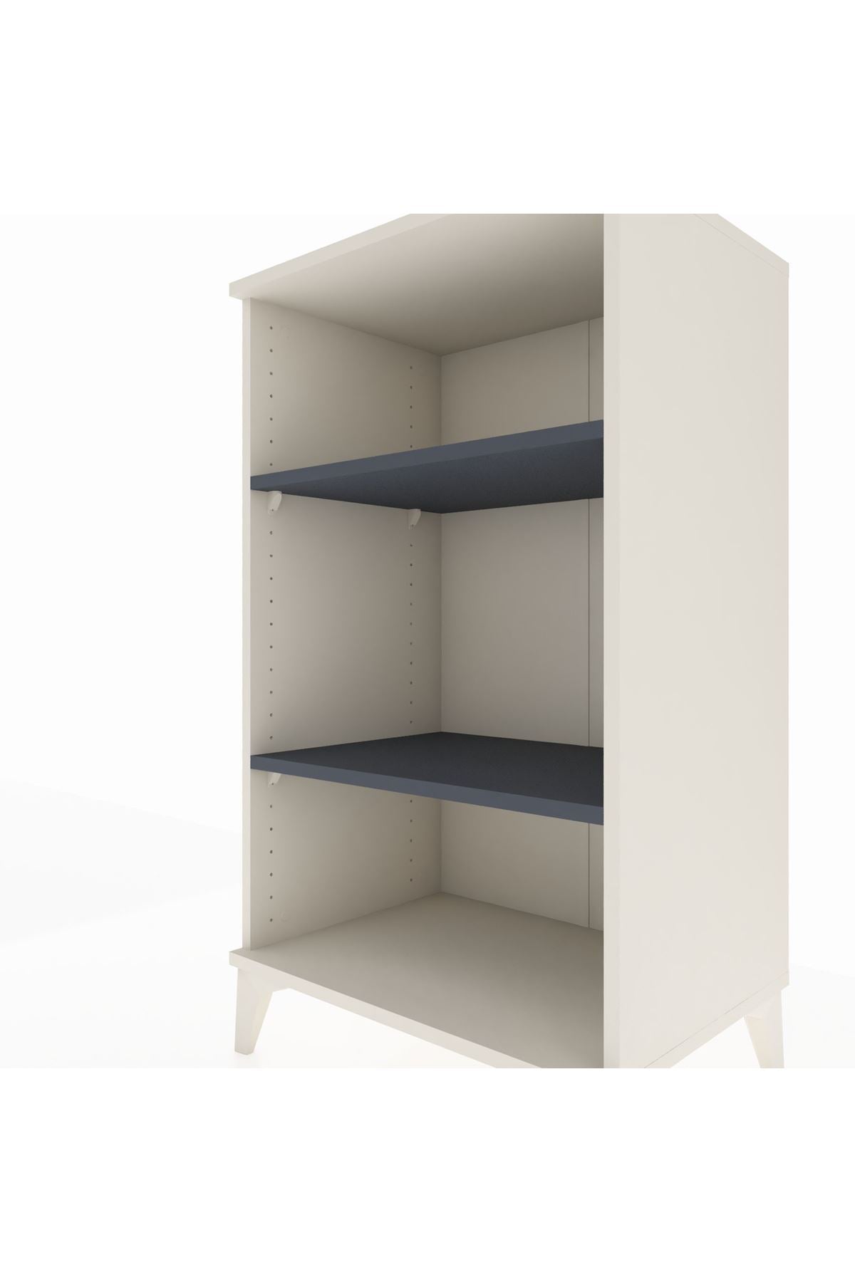 Hyperion Komodin 2 Raflı 60x44x106 Aytaşı-Antrasit