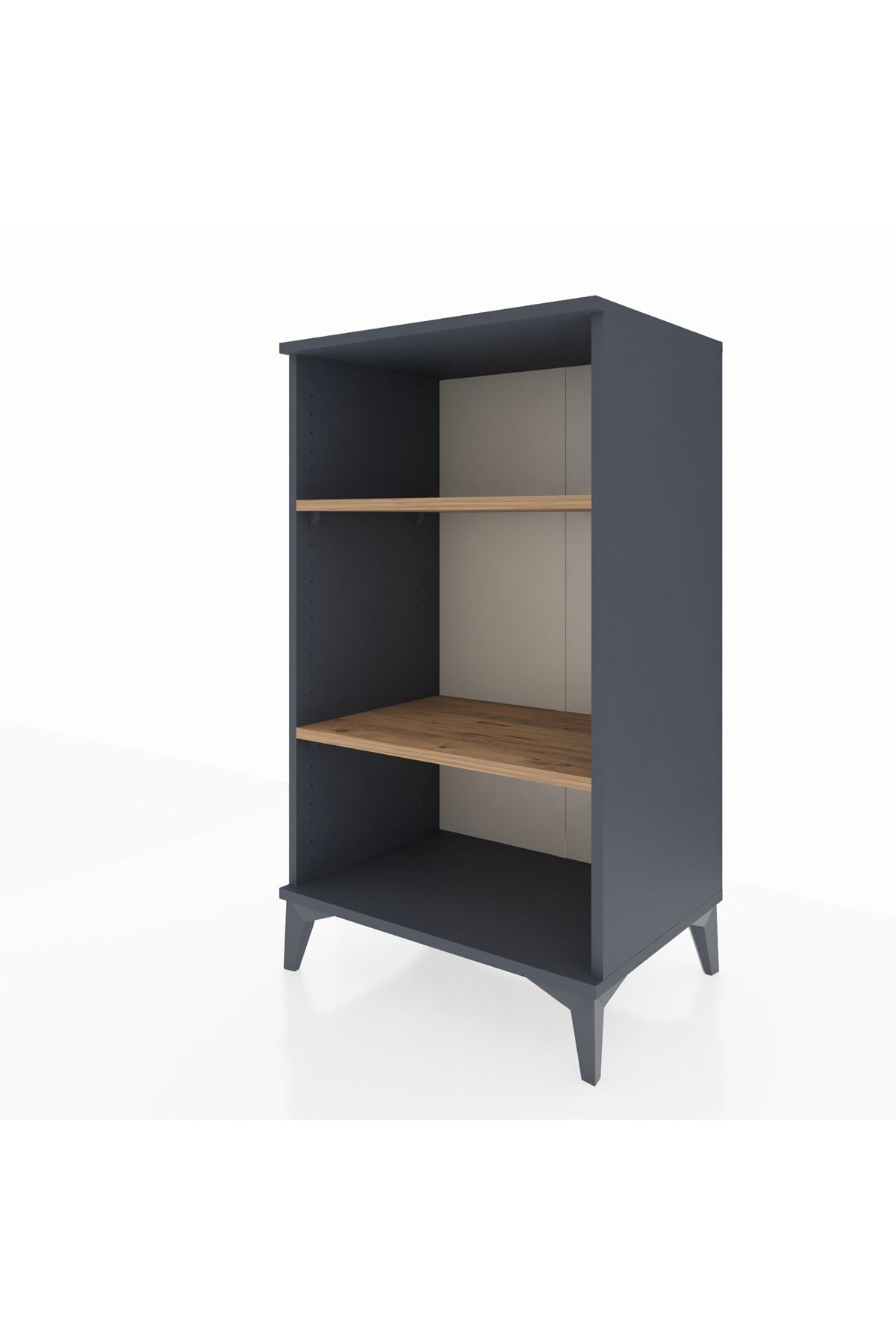 Hyperion Komodin 2 Raflı 60x44x106 Antrasit-Çam