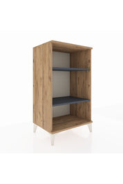 Hyperion Komodin 2 Raflı 60x44x106 Çam-Antrasit