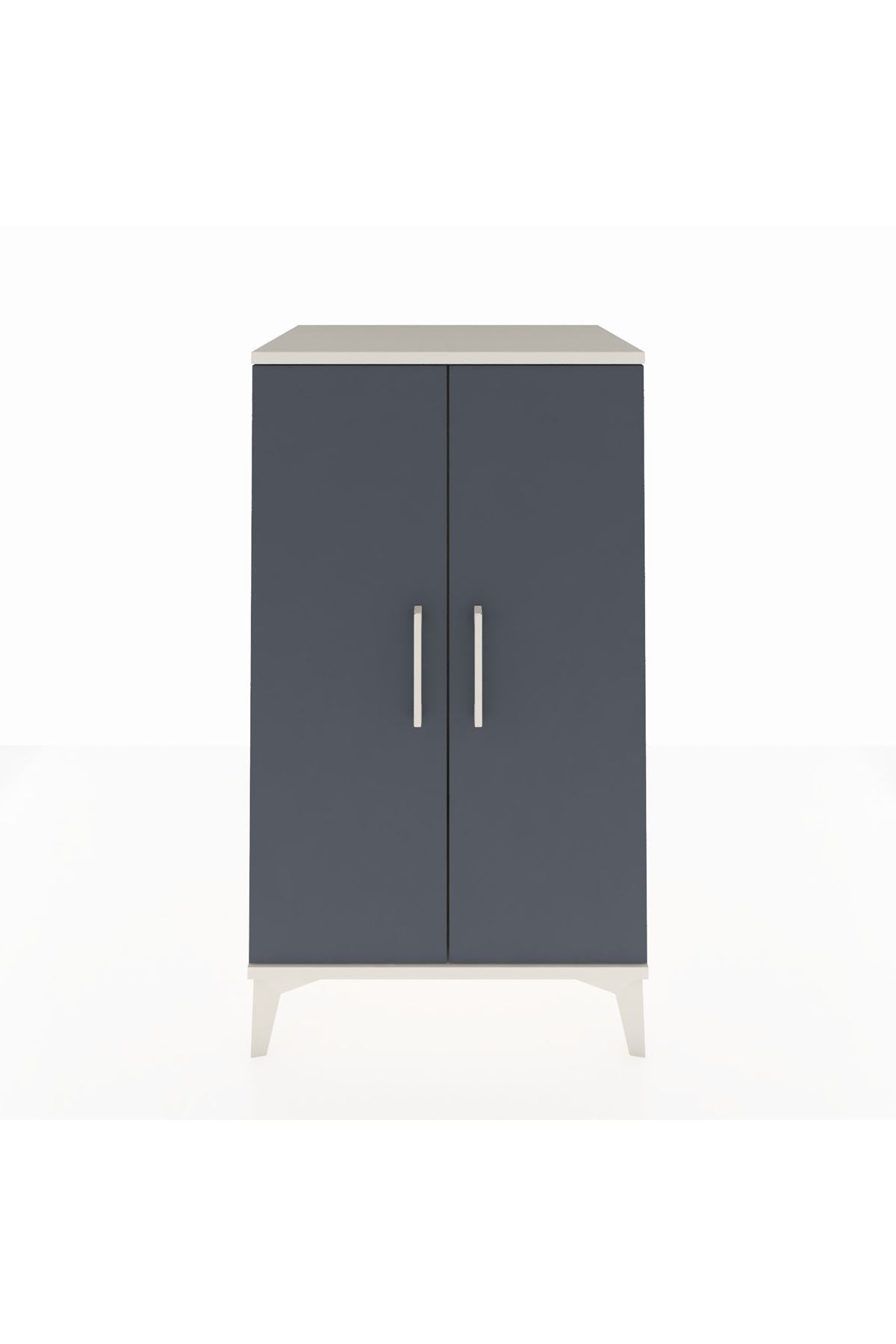 Hyperion Komodin 2 Kapaklı 60x44x106 Aytaşı-Antrasit