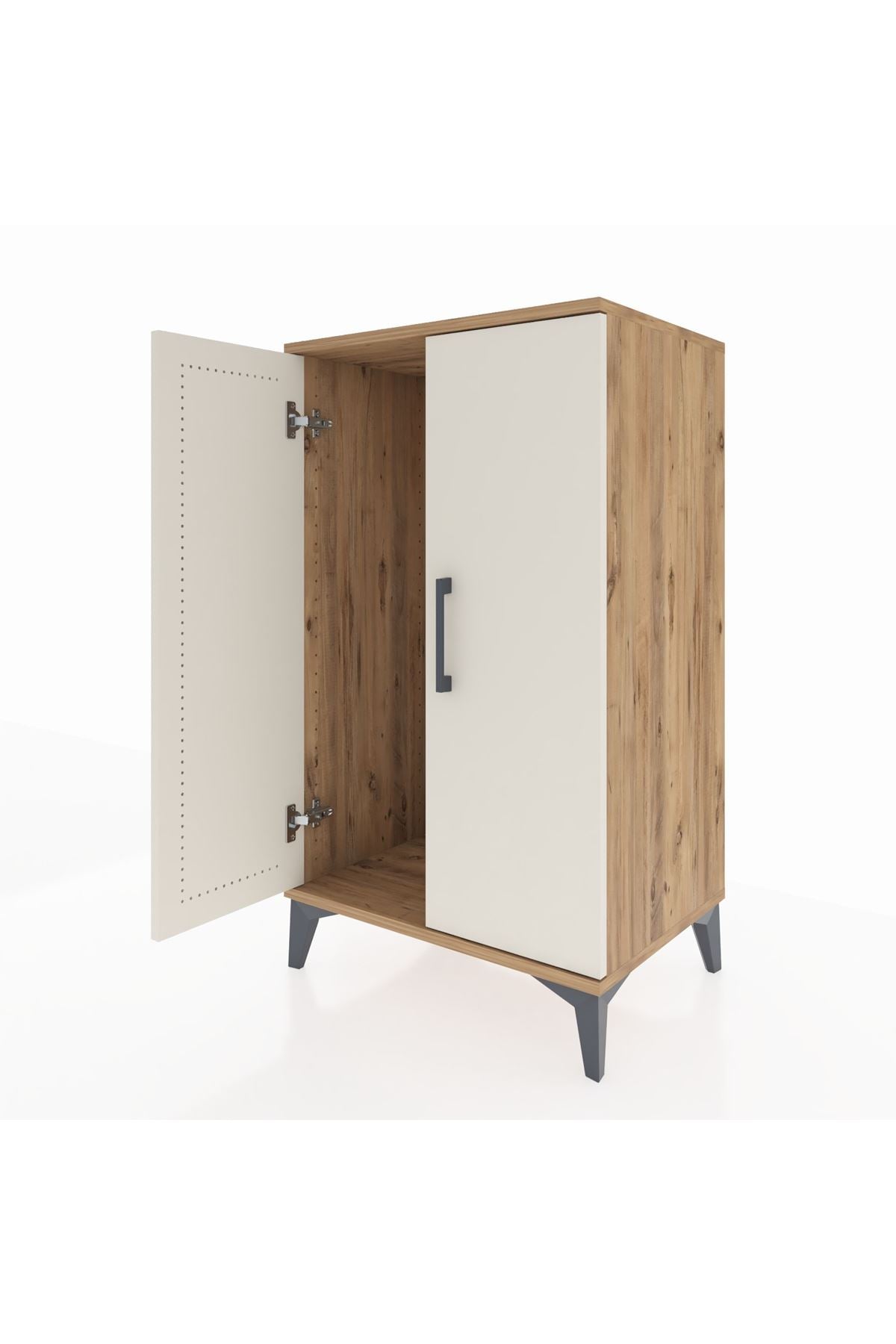 Hyperion Komodin 2 Kapaklı 60x44x106 Çam-Aytaşı