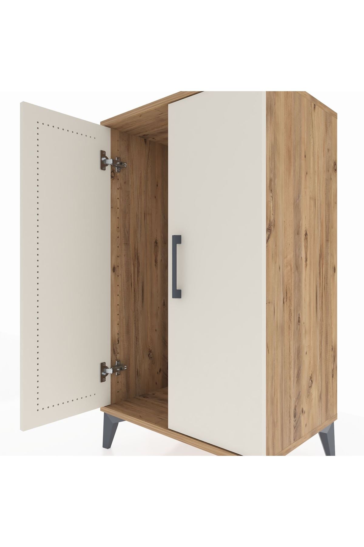 Hyperion Komodin 2 Kapaklı 60x44x106 Çam-Aytaşı