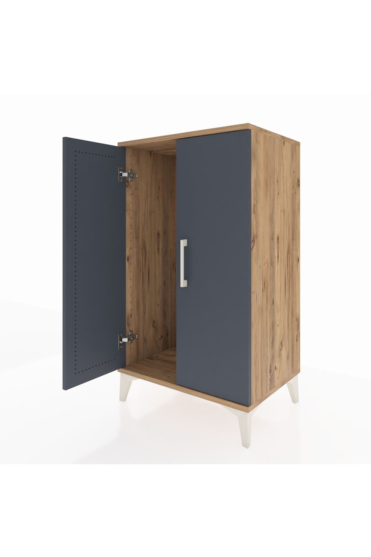 Hyperion Komodin 2 Kapaklı 60x44x106 Çam-Antrasit