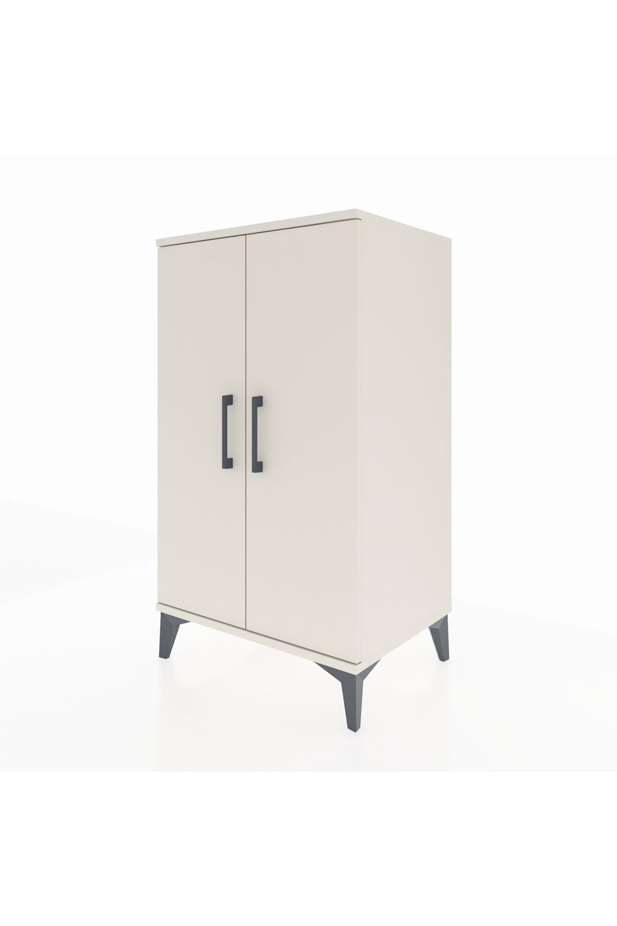 Hyperion Komodin 2 Raflı 2 Kapaklı 60x44x106 Aytaşı-Aytaşı