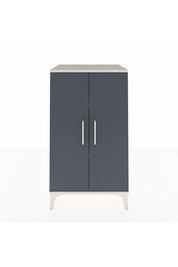 Hyperion Komodin 2 Raflı 2 Kapaklı 60x44x106 Aytaşı-Antrasit