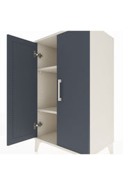 Hyperion Komodin 2 Raflı 2 Kapaklı 60x44x106 Aytaşı-Antrasit