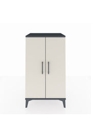 Hyperion Komodin 2 Raflı 2 Kapaklı 60x44x106 Antrasit-Aytaşı