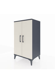 Hyperion Komodin 2 Raflı 2 Kapaklı 60x44x106 Antrasit-Aytaşı